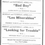 Playbill - April 1936